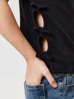 ACOOLA / Блузка детская для девочек Krassula черный  фото 7