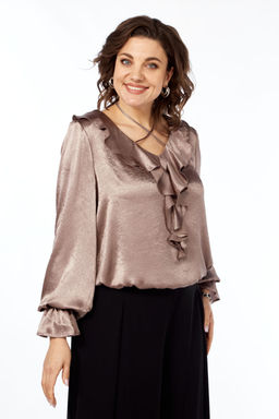 Блуза Olga Style С889 капучино