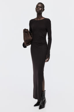 Vestido largo de lana - H&m фото 3