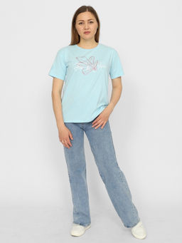 CRB wear/CSSW 60265-43 Футболка женская,голубой/Ex.Cherubino  фото 2