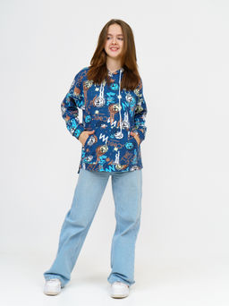 884/1Д Худи детское "Индиго"