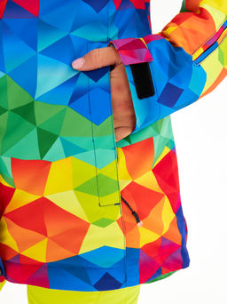 Женская горнолыжная сноубордическая куртка Alpha Endless Ultra Chaleur SNB 423/316_6 Разноцветный  фото 7