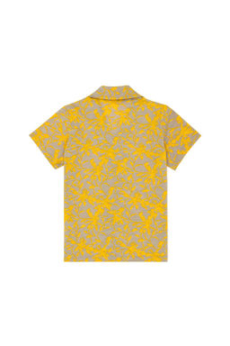 U. S. Polo Assn / Светлая рубашка цвета хаки с коротким рукавом для мальчика - U.s. polo assn фото 2