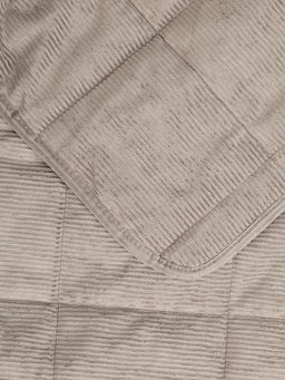 Покрывало вельвет 200x240 серый вельвет