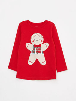 Bisiklet Yaka Uzun Kollu Bask?l? Erkek Bebek Pijama Tak?m - Waikiki фото 2