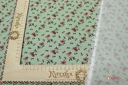 Плательная вискоза Валери, СОРТ2, цв.винтажная мята, ш.1.49м, вискоза-100%, 135гр/м.кв - Купава фото 6