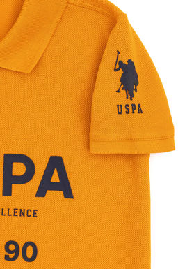 Футболка-поло U.S. Polo Assn Brick для мальчиков хлопок  фото 8