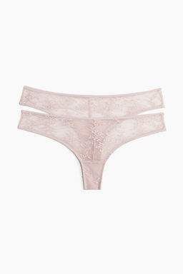 Pack de 2 bragas Brazilian de encaje - H&m фото 6