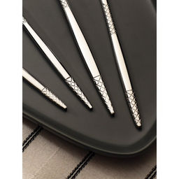 Набор столовых приборов Доляна Античность, 4 предмета, нержавеющая сталь, серебристый  фото 3