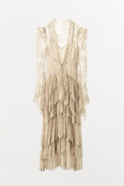 ZW COLLECTION LIMITED EDITION LACE DRESS WITH RUFFLES