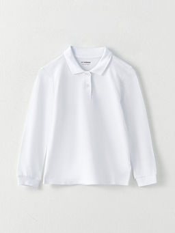 Polo Yaka Basic Pamuklu K?z ?ocuk Ti??rt 2li - Waikiki фото 2