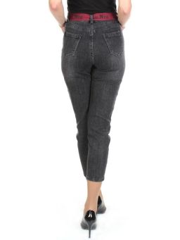 5634 DARK GRAY Джинсы женские (90% хлопок, 10% эластан)