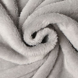 Плед Этель 130*175 см серый, 100% пэ, корал-флис, 300 г/и2  фото 3