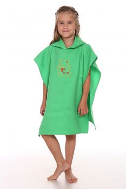 Полотенце с капюшоном вафельное Мишка желтый - Ашматекс фото 9