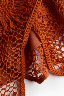 Vestido efecto crochet con volantes - H&m фото 6
