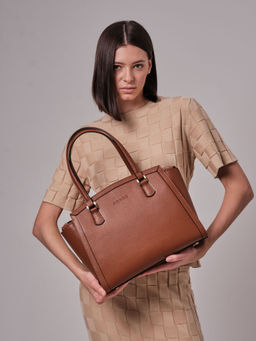 Сумка кожаная Azaro 30690 коричневый фундук