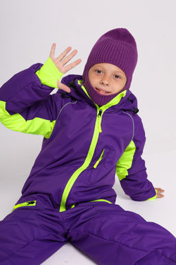 Комбинезон зимний, баклажан - Inzibe фото 5