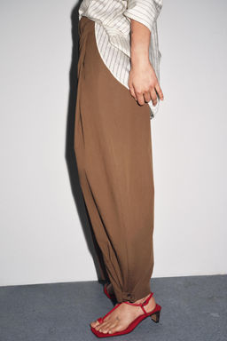 ZW COLLECTION DARTED TROUSERS WITH BELT LOOPS - Zara фото 23