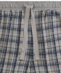 ATLANTIC NMP-380 Пижама мужская Solid Check темно-синий + серый  фото 5