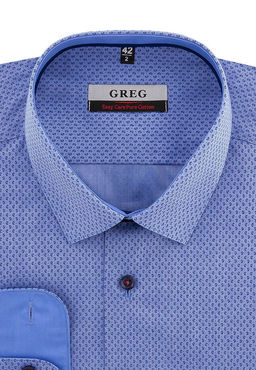 Сорочка мужская длинный рукав GREG 223/231/09/Z/1p  фото 4