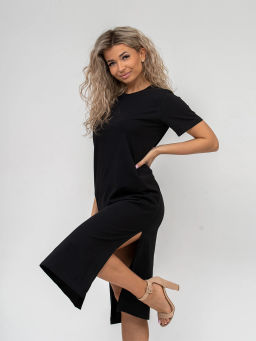 Платье женское, цвет черный