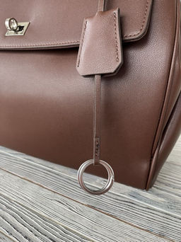 Женская кожаная сумка-портфель 8399-3 Кофе - Sergio valentini фото 7