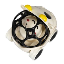 Игр.разв.тактильная на колесах КОРОВА, Bondibon, мягк.часть с шар., 8,5х9х10 см  фото 16