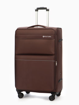 Чемодан 28",Текст,47*30*78,отд на молнии,2 нар/карм, увелич,код замок,4 колеса, коричневый   1094083