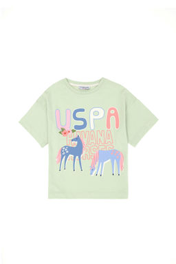 Зеленый пижамный комплект для девочек Неожиданная скидка в корзине - U.s. polo assn фото 2