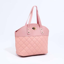 Сумка тоут на застёжке, цвет розовый - Simaland фото 3