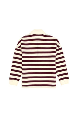 Erkek _ocuk Bordo Yarm Fermuarl_ Sweatshirt - U.s. polo assn фото 3