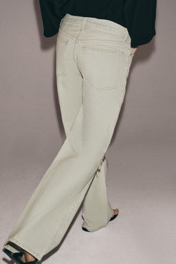 JEANS ZW COLLECTION RELAXED TIRO BAJO ROTOS / Azul claro - Zara фото 3