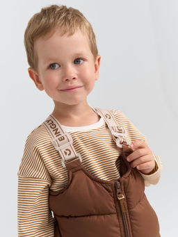 Костюм зимний на пуху Кофе 0+ - Bungly фото 5