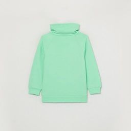CRB wear/CWKG 62812-38-282 Джемпер модель худи для девочки, светло-зеленый/Ex.Cherubino  фото 4