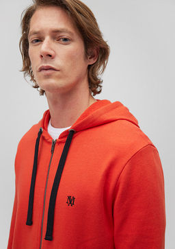 Mavi Logolu Fermuarl? K?rm?z? Sweatshirt  фото 5
