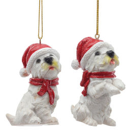 Фигурка декоративная подвесная "Собачка", L4,5 W3,5 H7 см, 2в.