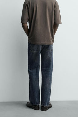 JEANS STRAIGHT ANKLE FIT / ?ndigo - Zara фото 3