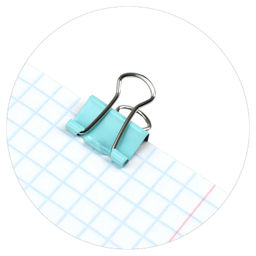 Зажимы канцелярские, арт. 71499 / 24 ПИОНЫ (25 шт. в наборе, размер: 15х25 мм, материал: металл; цвет: мятный; индивидуальная упаковка: ПВХ-блистер на подложке из мелованного картона с европодвесом + ПЭТ-пакет)