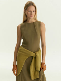 Платье без рукавов, PL1762/savour - Emka фото 5