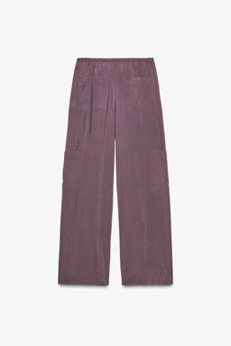 FLOWING CARGO TROUSERS - Zara фото 13