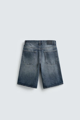 BERMUDA DENIM RELAXED FIT / Azul - Zara фото 8
