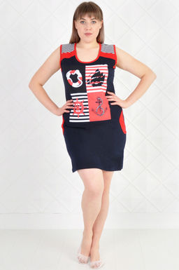 Арт. 9020 Туника женская 42-54 (7 шт) Цвет:ассоррти