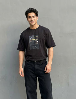 KM1857 Футболка ЧЕРНЫЙ