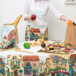 Скатерть Этель: Италия, 180 150 см, хлопок 100 %, саржа, 190 г/м  фото 2