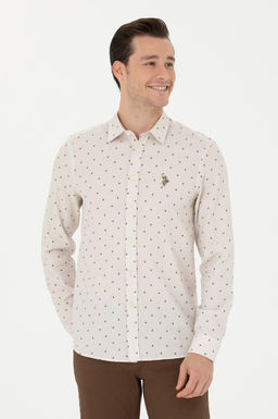 Мужская рубашка с длинным рукавом Stone - U.s. polo assn фото 15