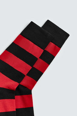 CONTRAST STRIPED SOCKS - Zara фото 3