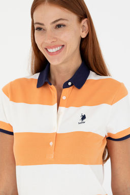 Женская оранжевая футболка - U.s. polo assn фото 2