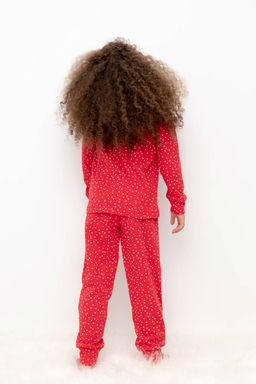 CROCKID, Пижама. Цвет: маленький горошек на красном