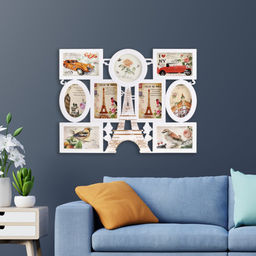 Фоторамка коллаж Париж 54x42 см / A091-1 /уп 24/ 9 фото - Галеонтрейд фото 6