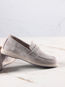 Лоферы EDART 177.1607 be. каменный замша фото 13